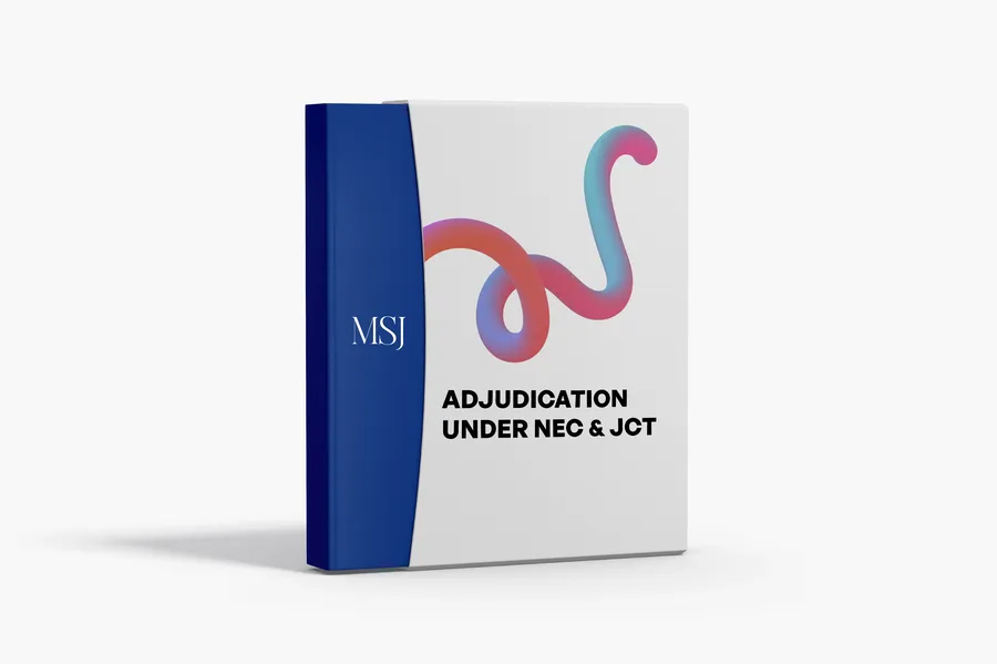 Adjudication under NEC & JCT